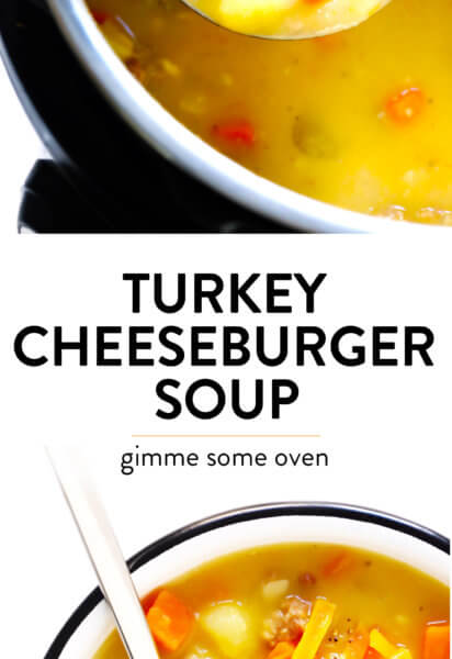 Turkey Cheeseburger Soup Recipe