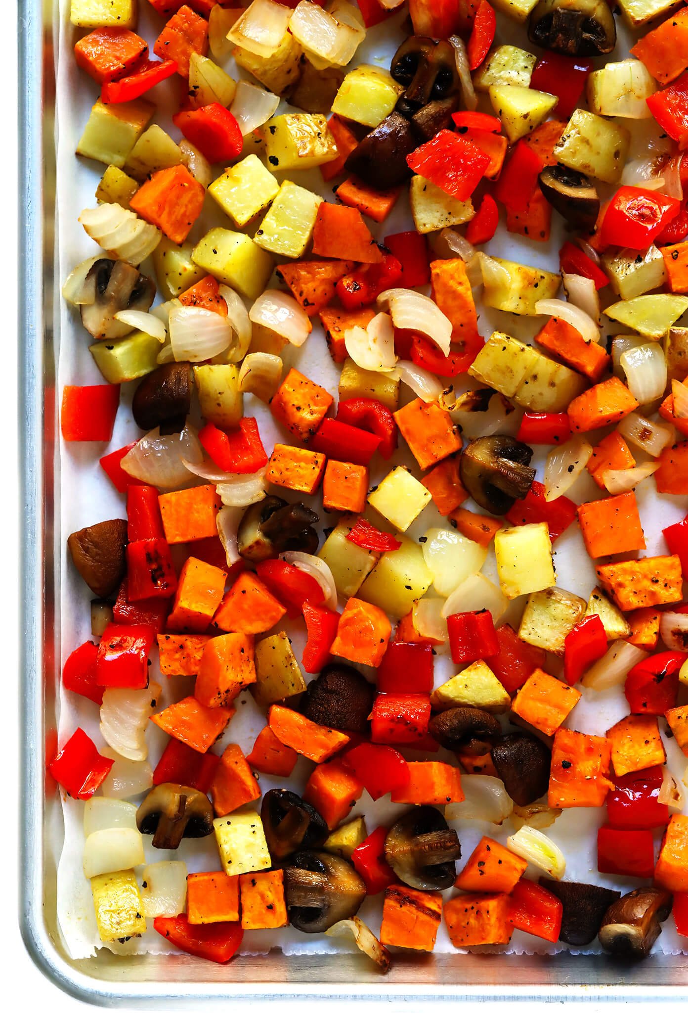 Roasted Vegetables | Cozy Autumn Breakfast Casserole Recipe