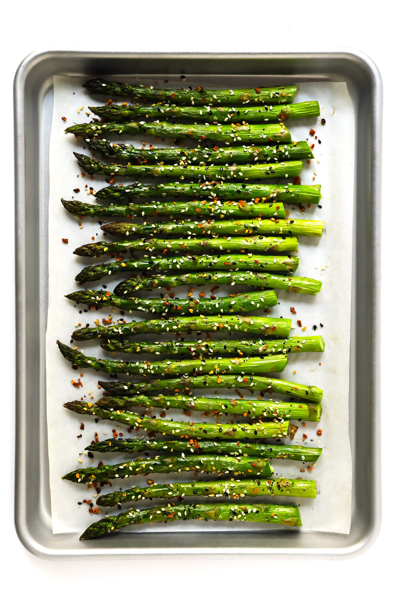 "Everything" Roasted Asparagus | Gimme Some Oven