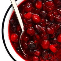 Maple Cranberry Sauce Recipe