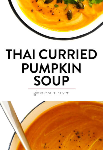 Thai Curried Pumpkin Soup Recipe | Gimme Some Oven