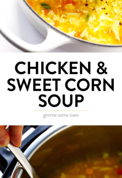 Chicken and Sweet Corn Soup | Stovetop or Instant Pot