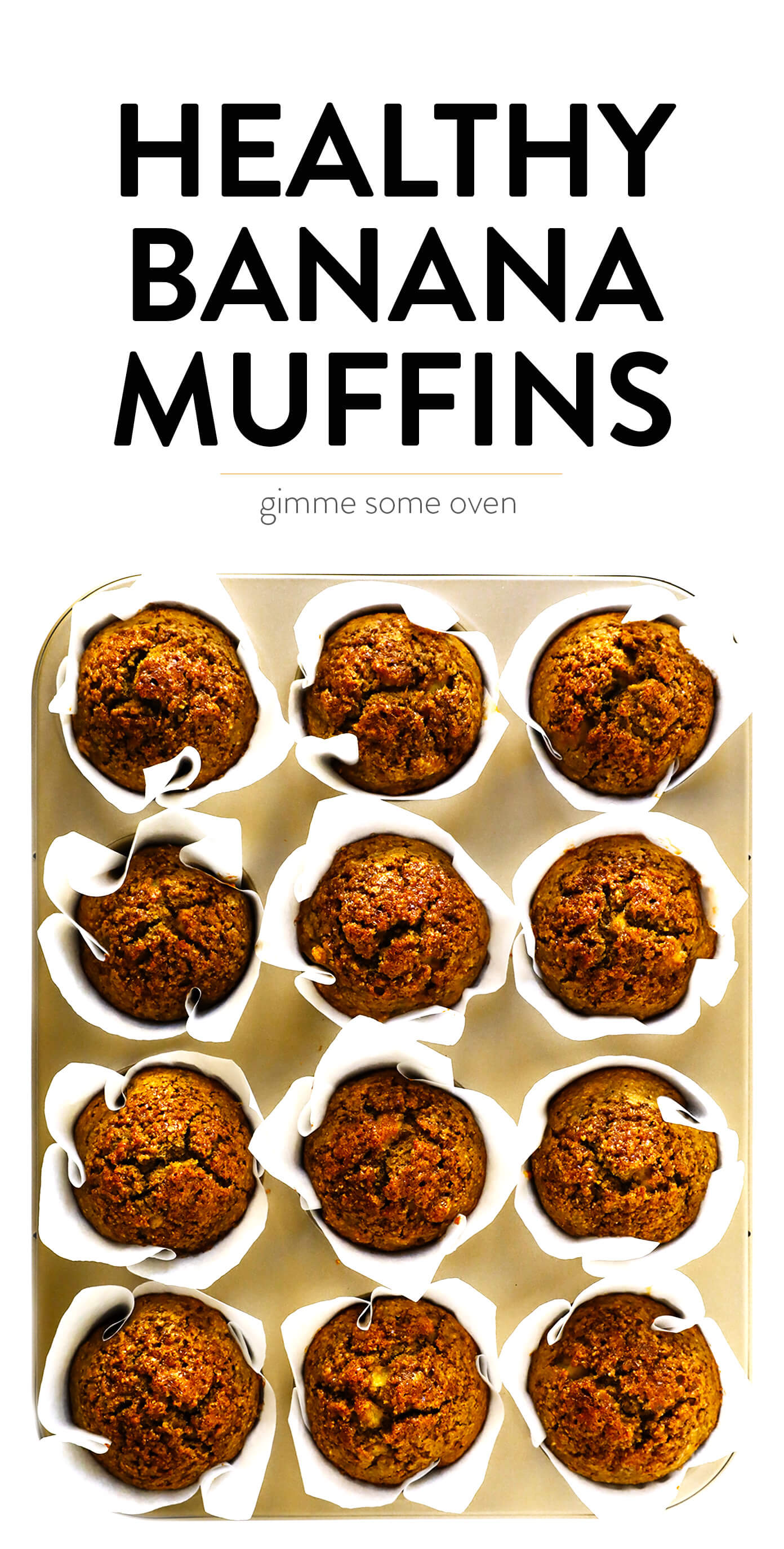 Healthy Banana Muffins