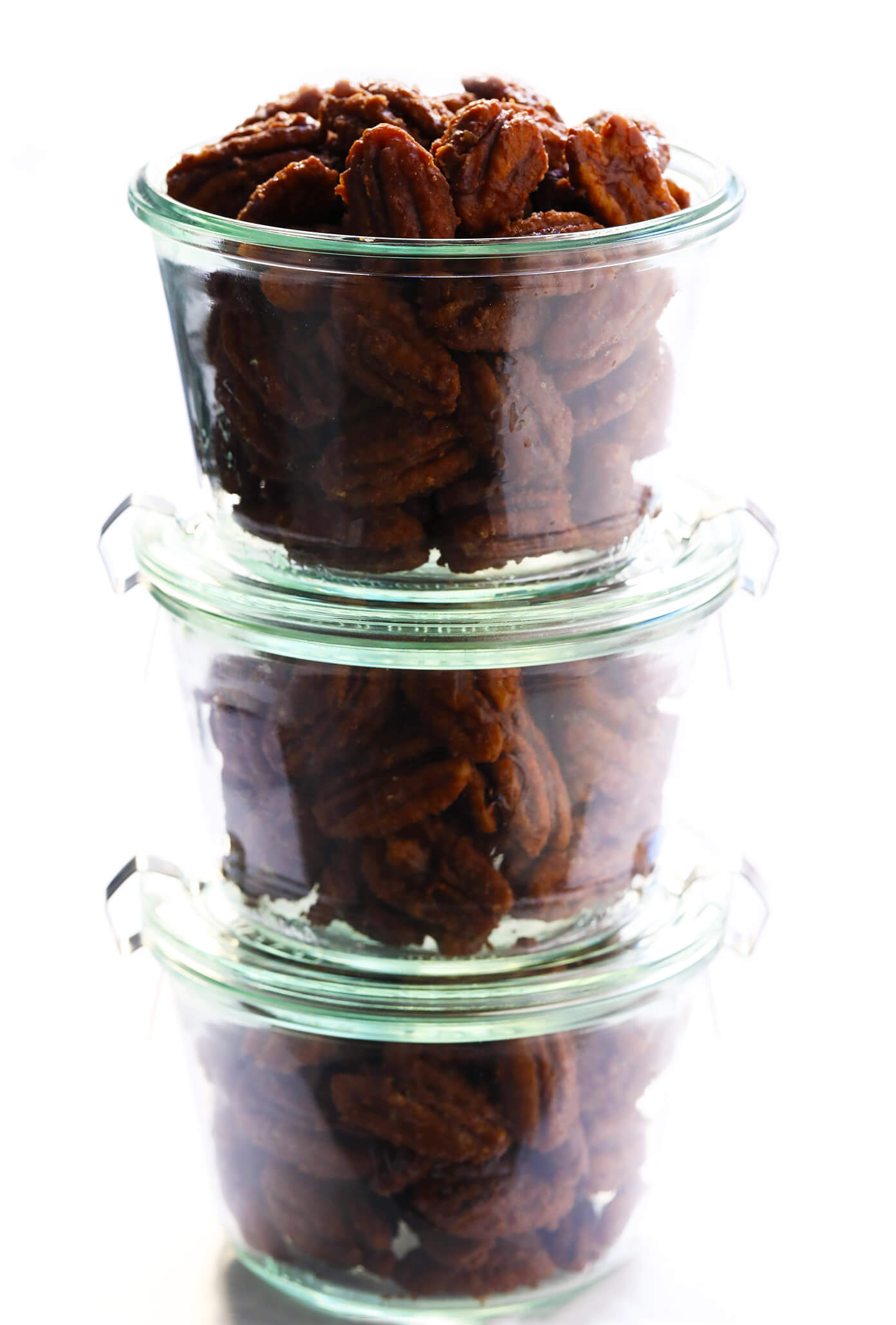 Maple Syrup Candied Pecans