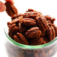 Maple Candied Pecans