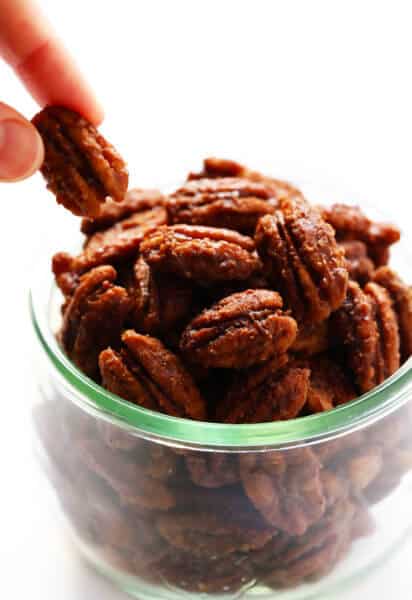 Maple Candied Pecans