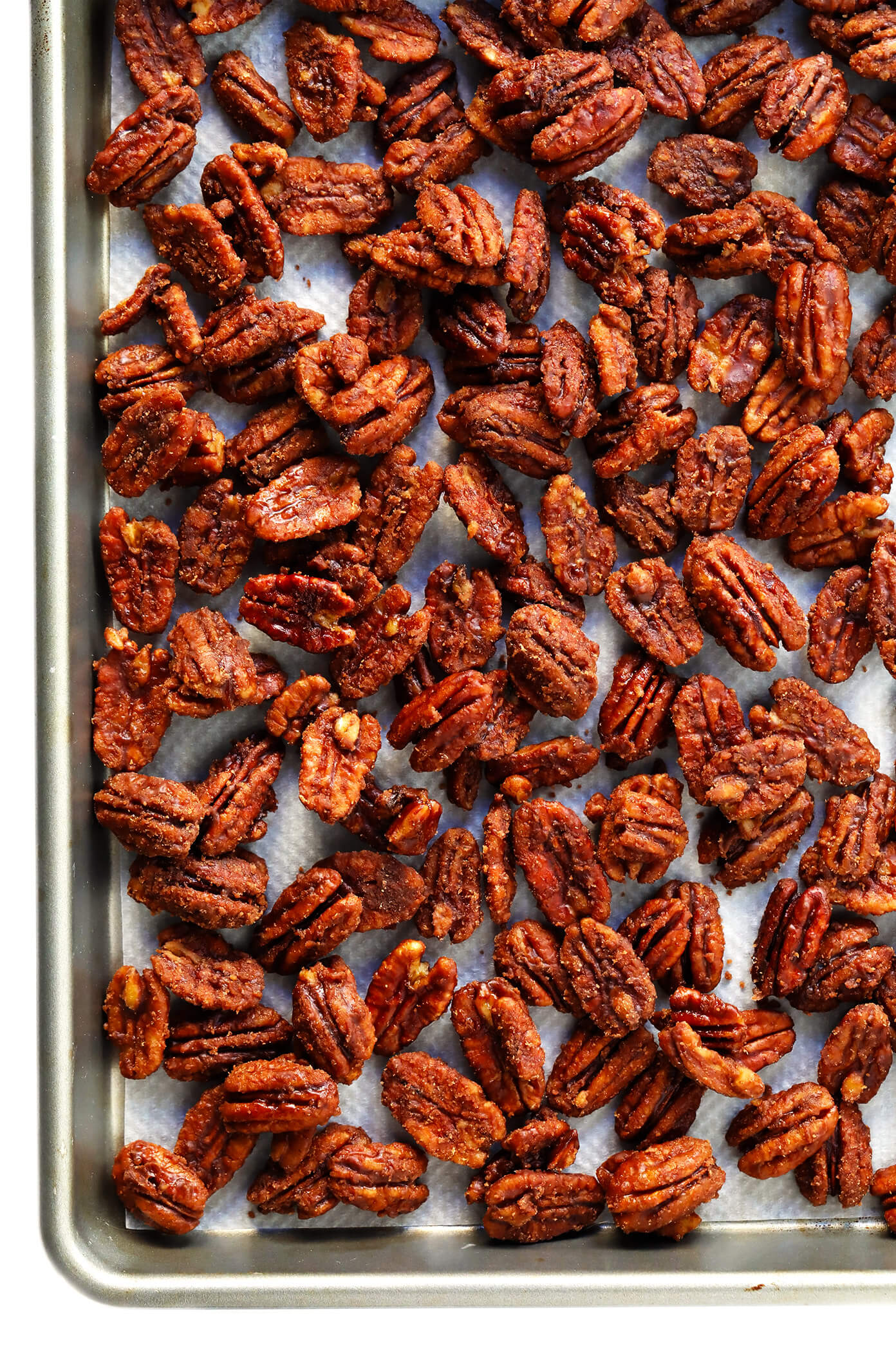 Naturally-Sweetened Maple Syrup Candied Pecans Recipe