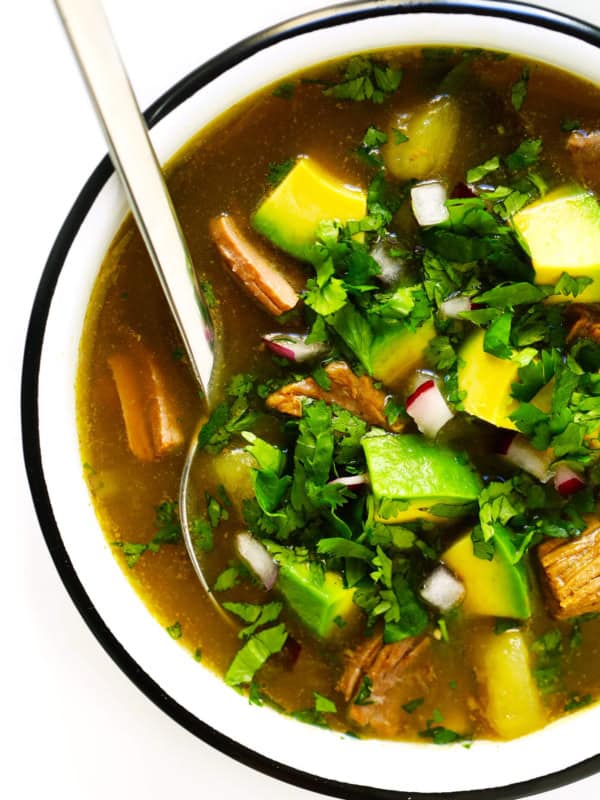 Salsa Verde Steak Soup Recipe
