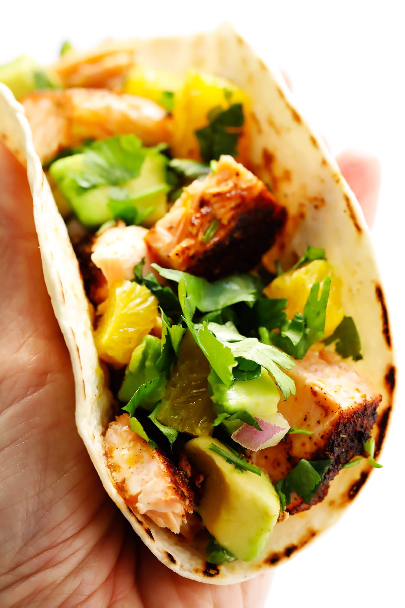 The Best Salmon Tacos