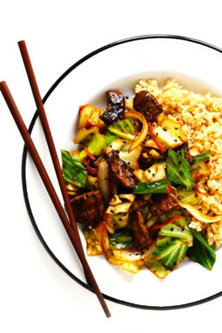 Sesame Beef and Cabbage Stir-Fry