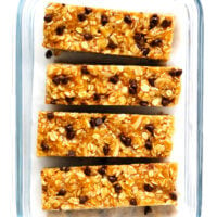 Chewy Peanut Butter Granola Bars