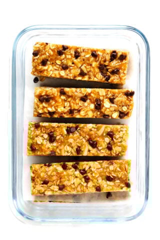 Chewy Peanut Butter Granola Bars