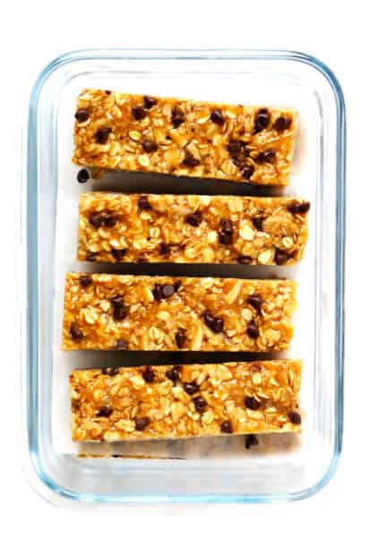 Chewy Peanut Butter Granola Bars