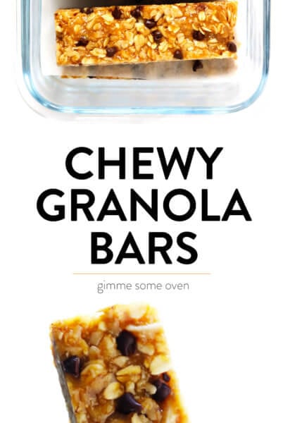 Chewy Peanut Butter Granola Bars