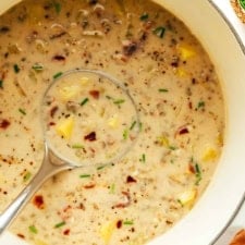 Lighter New England Clam Chowder