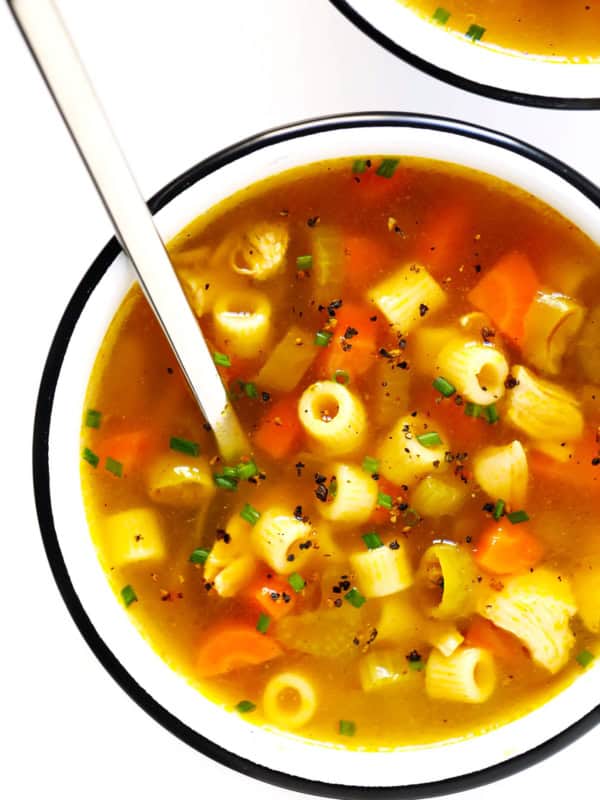 Pepperoncini Chicken Noodle Soup
