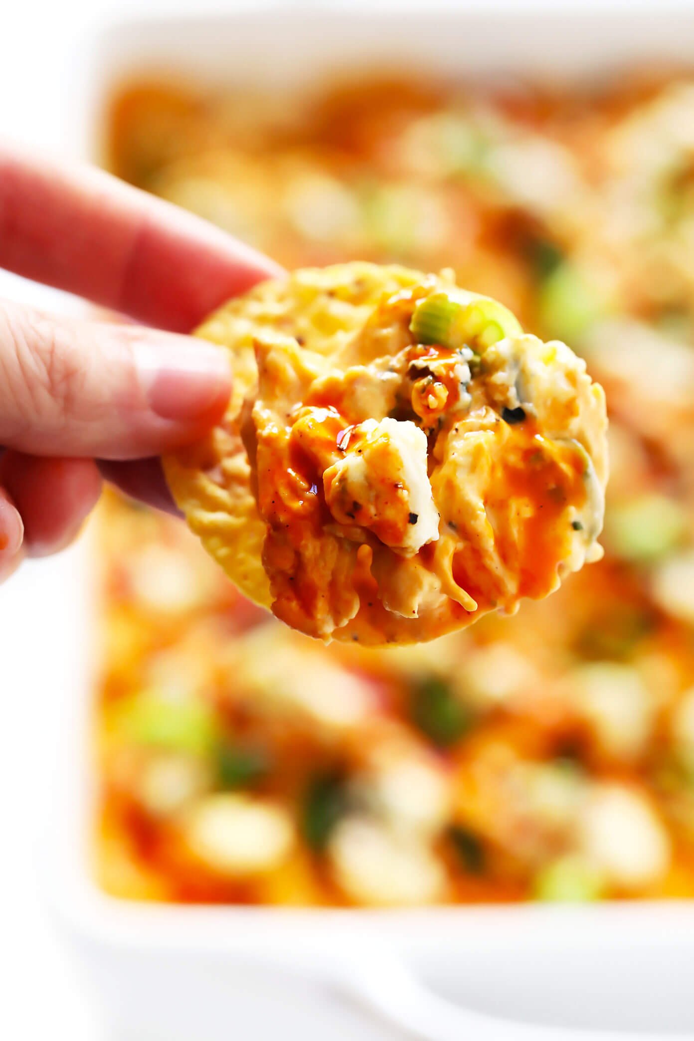 Buffalo Chicken Dip with Chips