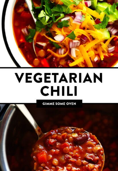 Can't-Believe-It's-Vegetarian Chili - Gimme Some Oven