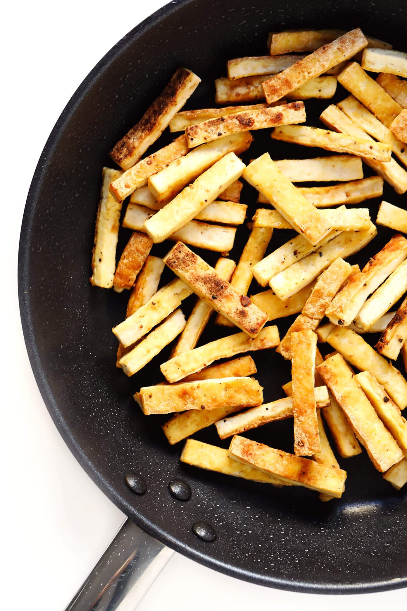 Crispy Tofu for Vegetarian Moo Shu Recipe