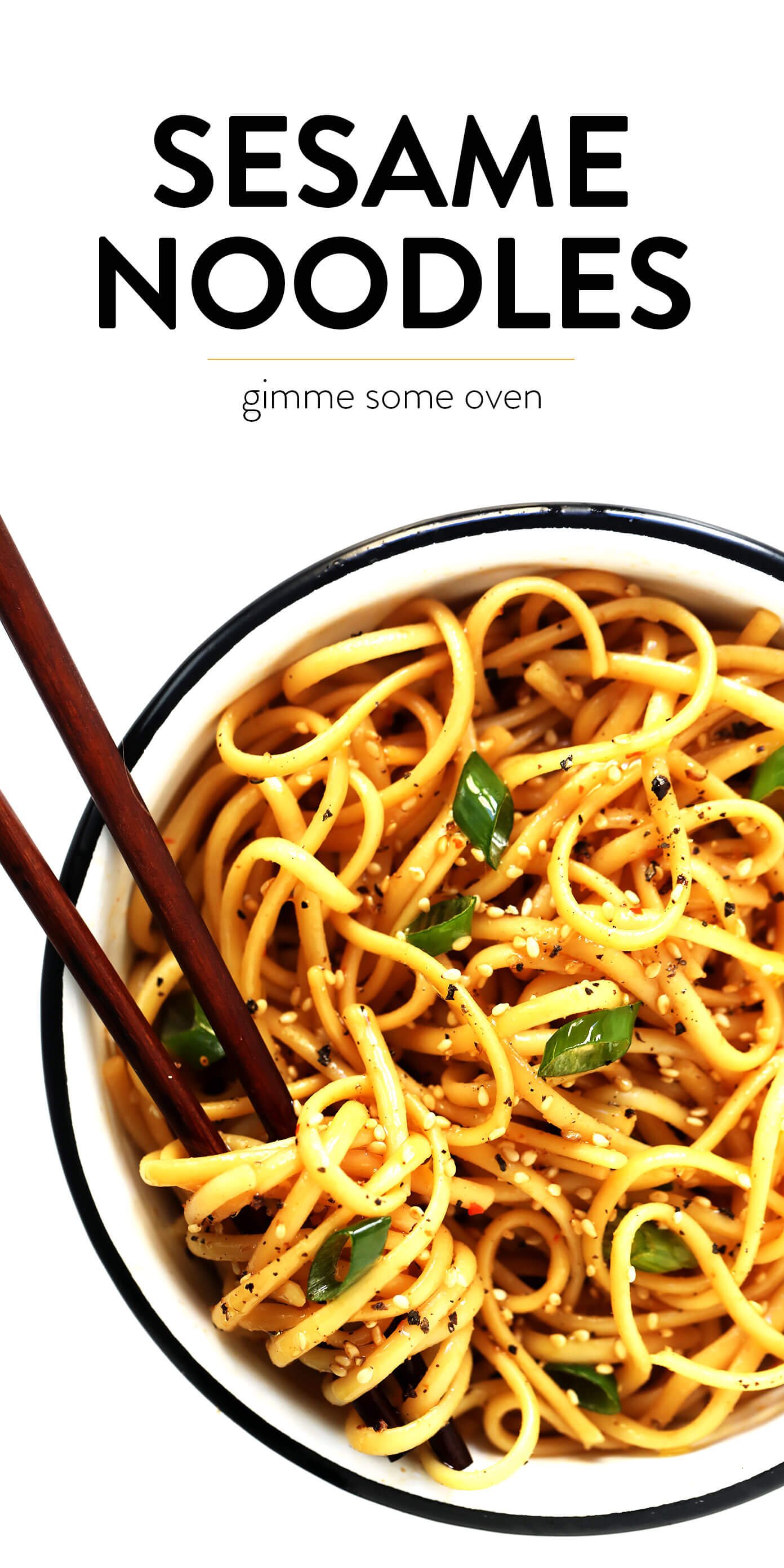 Easy Sesame Noodles