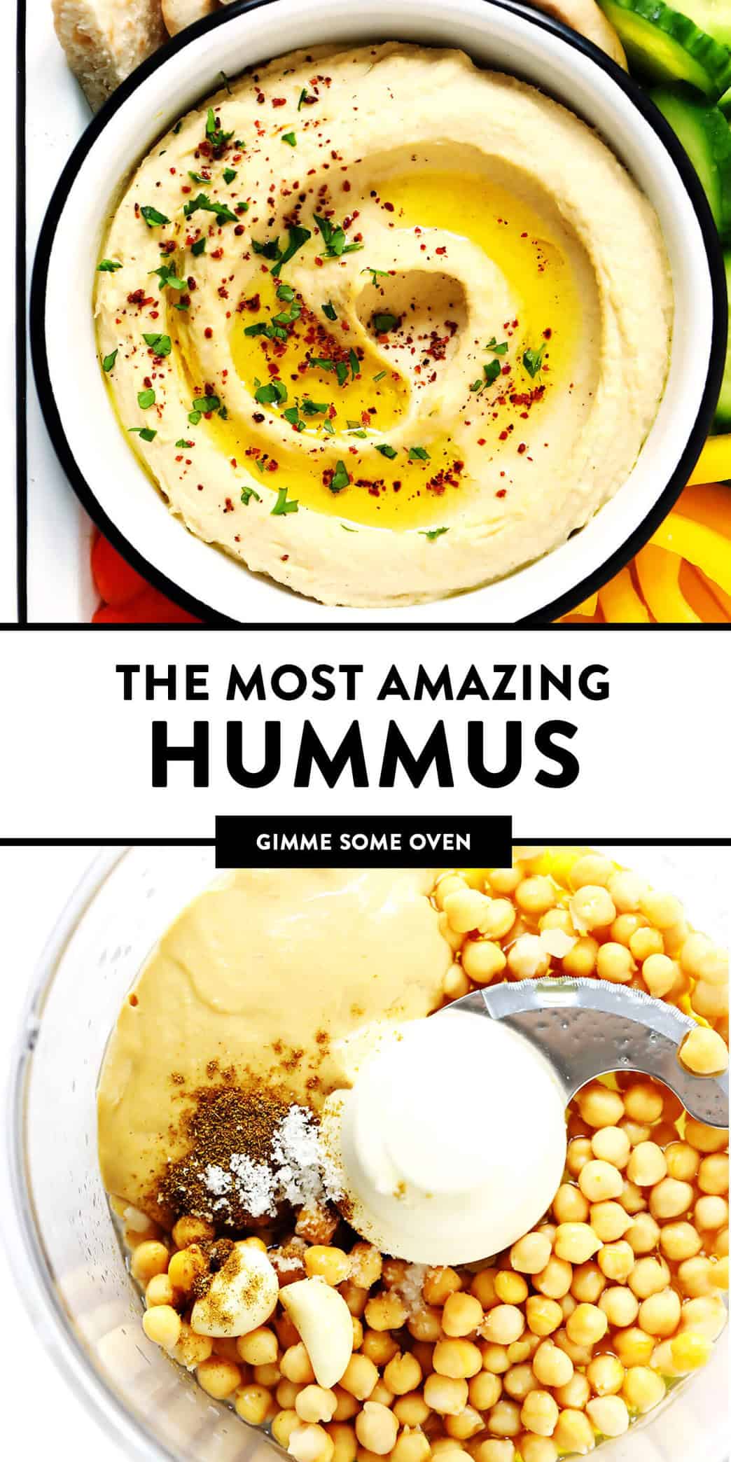 The BEST Hummus Recipe! Gimme Some Oven