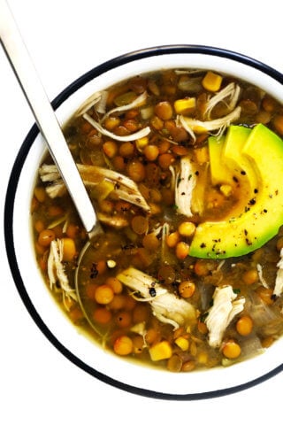 Mexican Chicken Lentil Soup