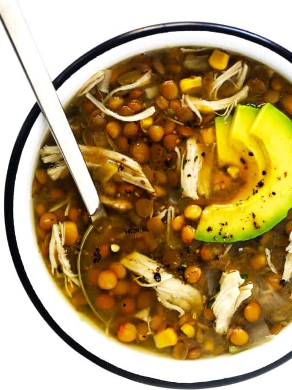 Mexican Chicken Lentil Soup