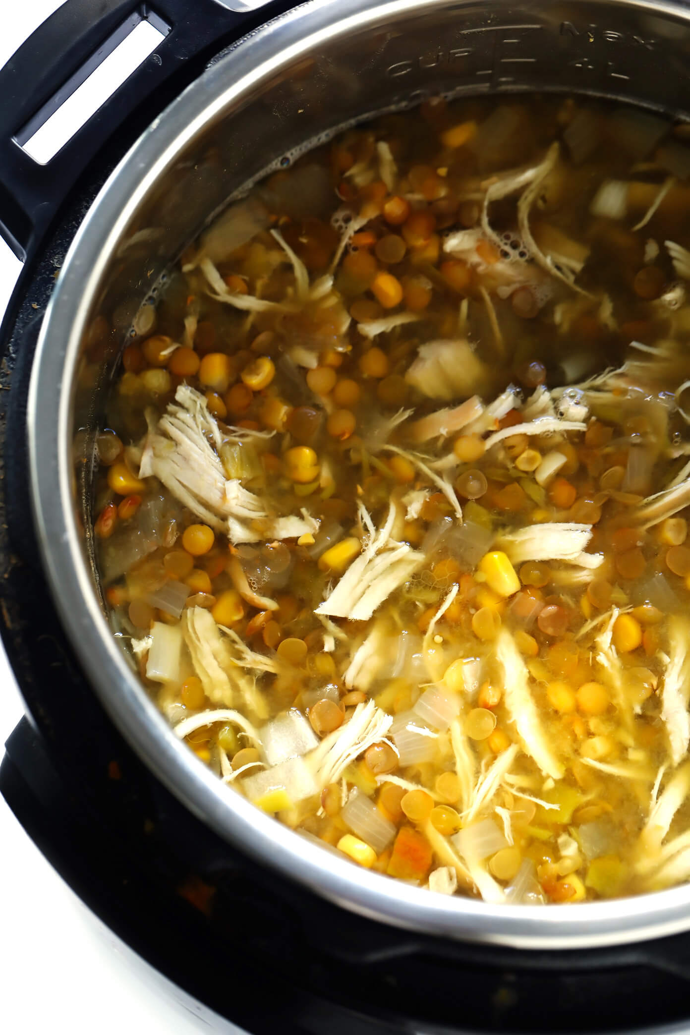 Instant Pot Chicken Soup with Salsa Verde