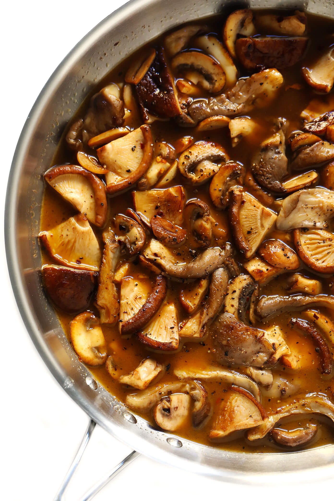 White Wine Balsamic Mushroom Sauce