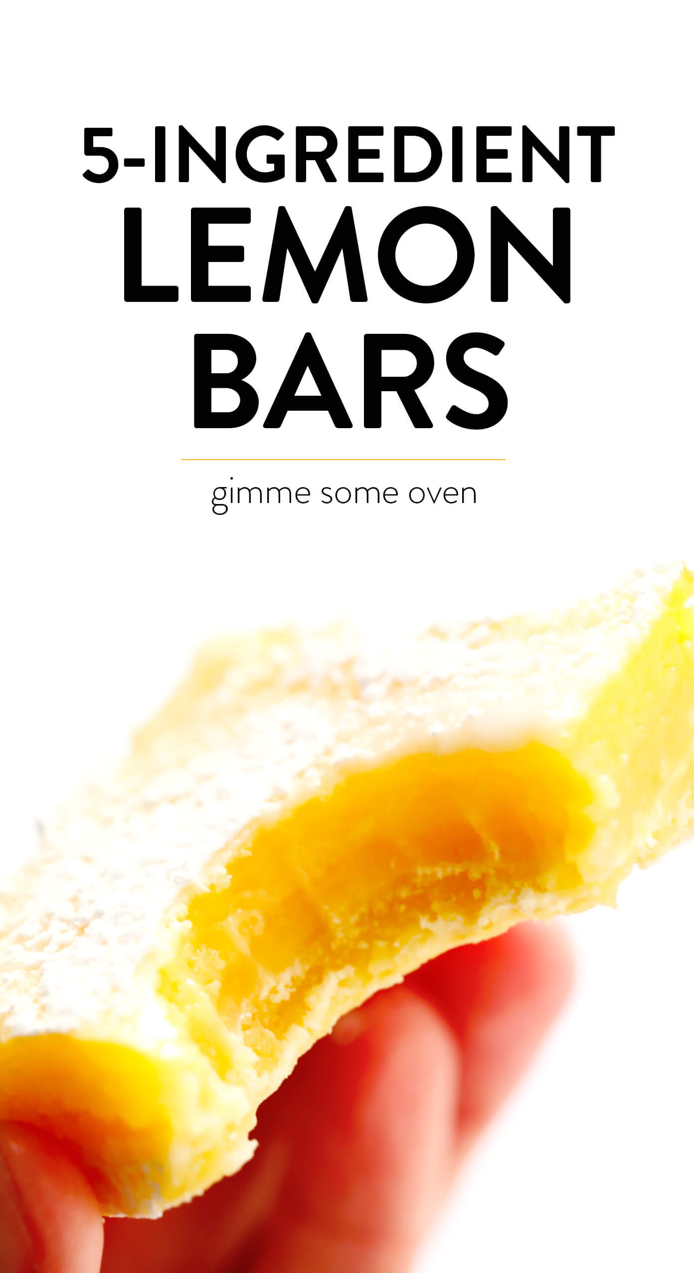 5-Ingredient Easy Lemon Bars