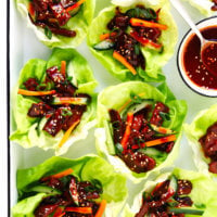 Korean Gochujang Lettuce Wraps