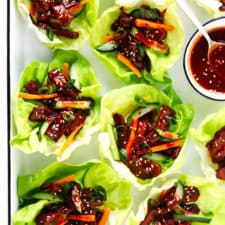 Quick Gochujang Lettuce Wraps
