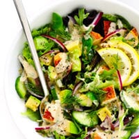 Tahini Ranch Avocado Chicken Salad