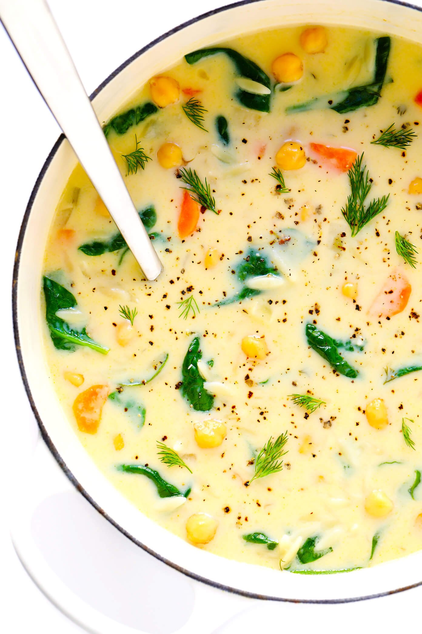 How To Make Avgolemono Soup (Vegetarian)
