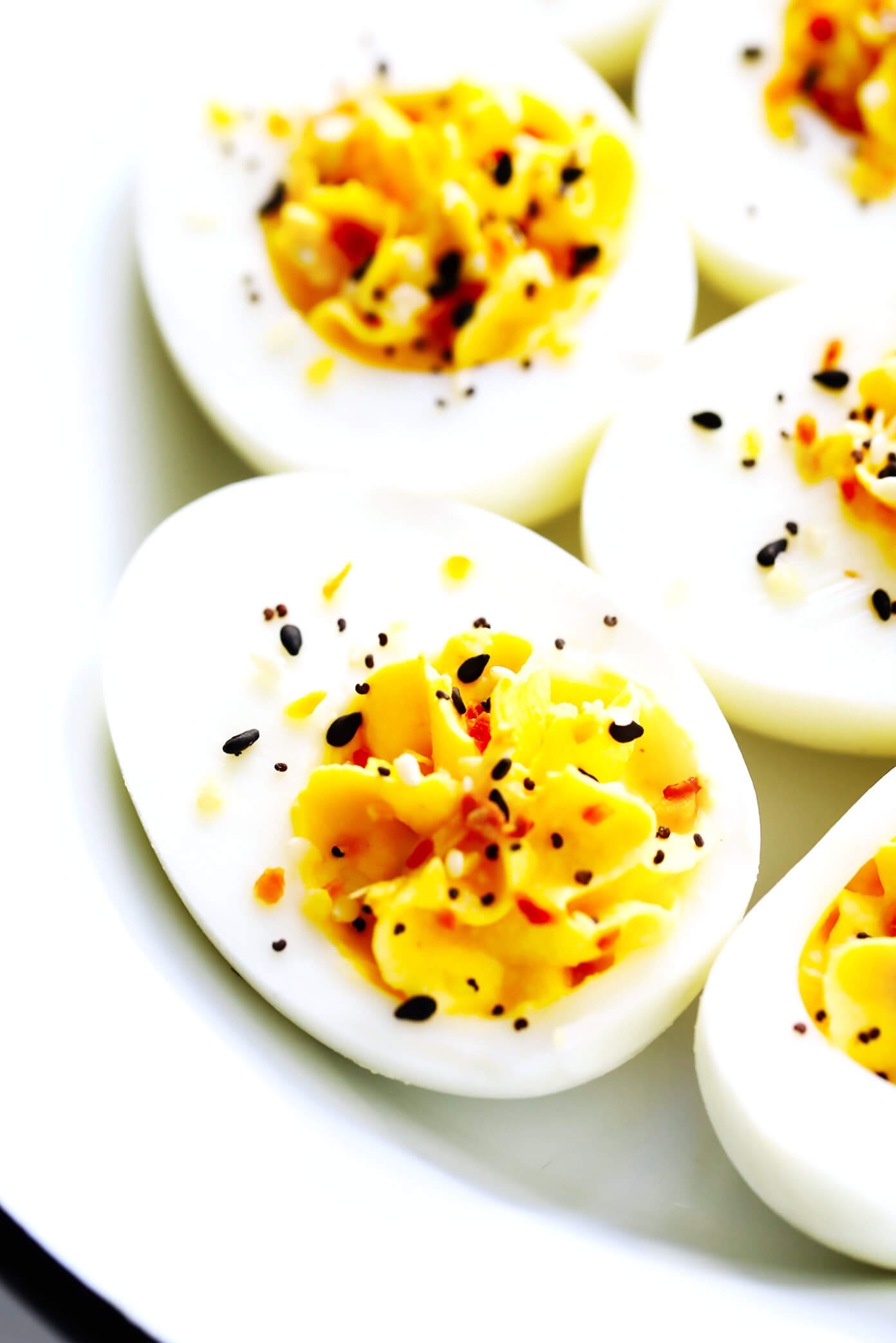 The BEST Deviled Eggs Recipe with Everything Bagel Seasoning