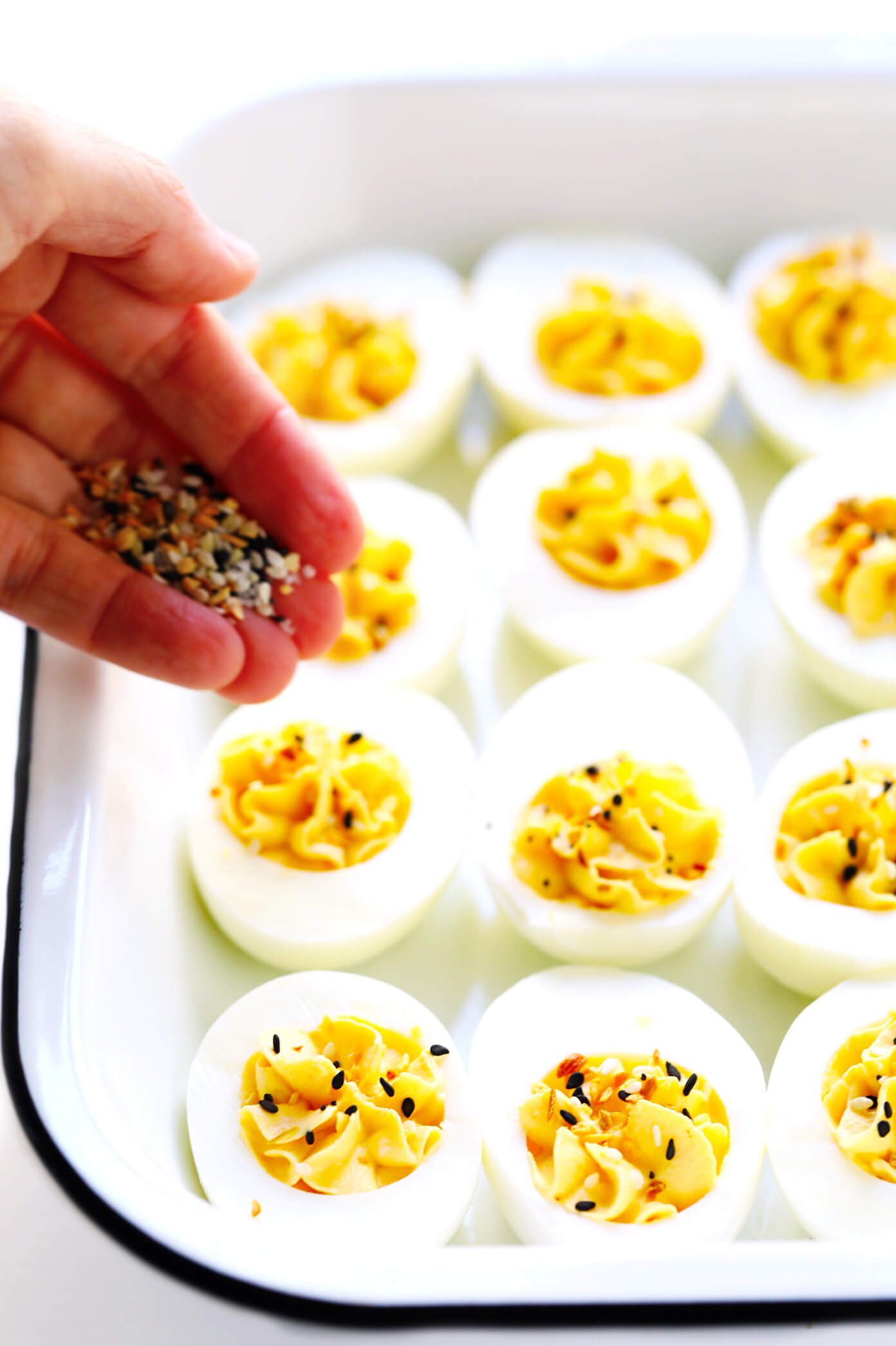 How To Make Deviled Eggs with Everything Bagel Seasoning