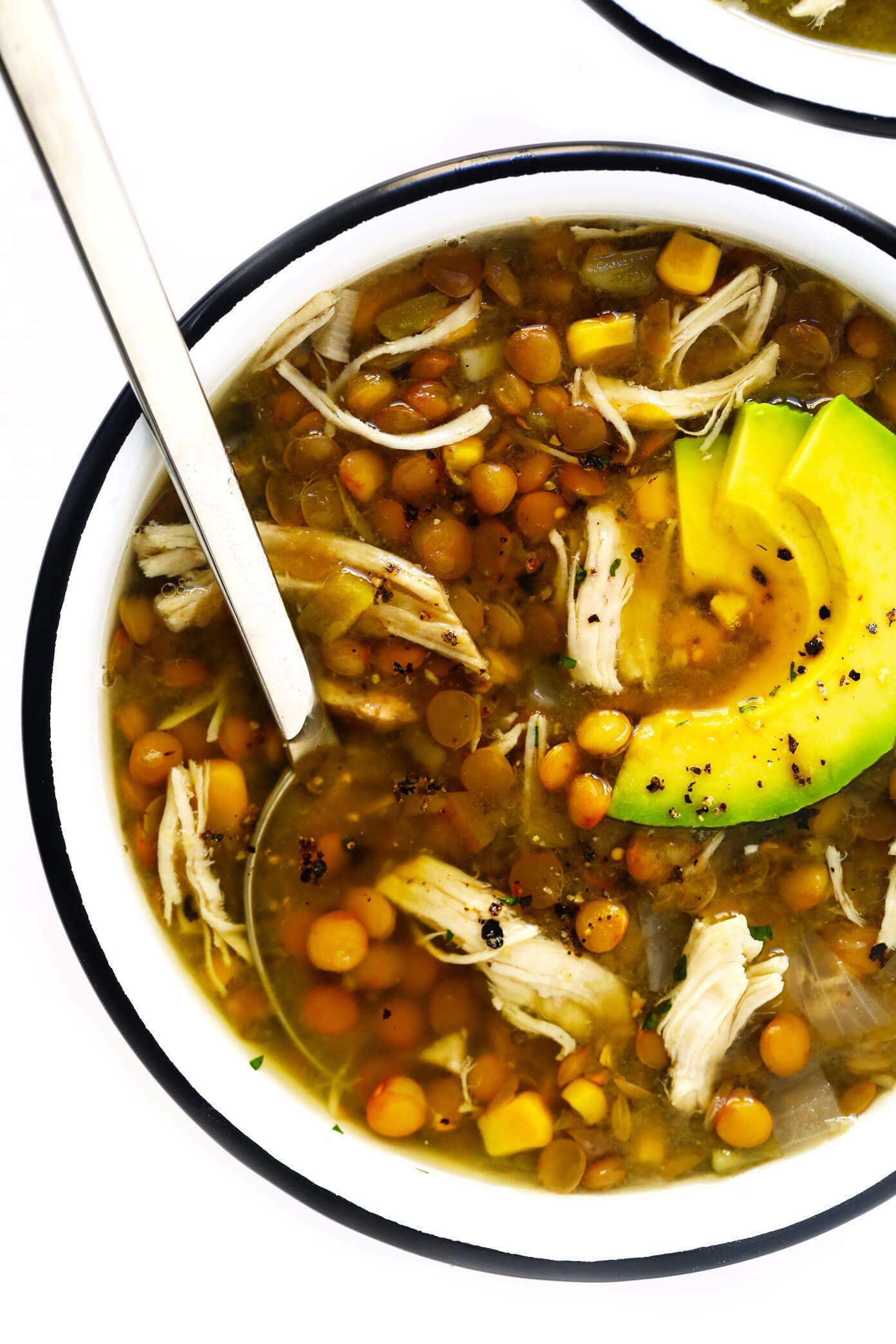 Mexican Chicken Lentil Soup