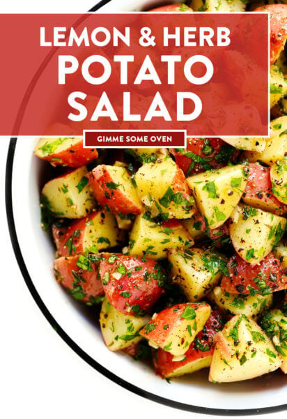 French Potato Salad Recipe with Lemon and Herbs