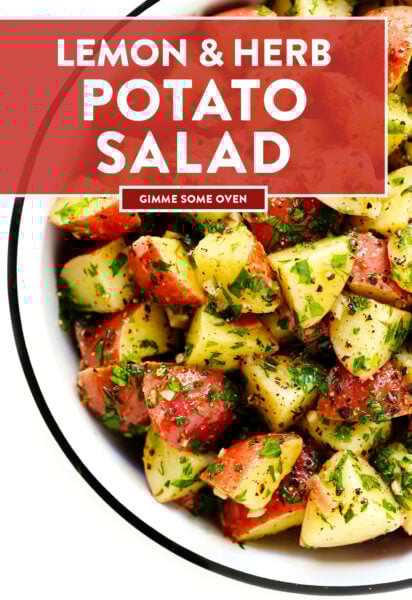 French Potato Salad Recipe with Lemon and Herbs