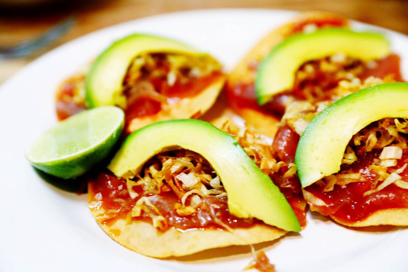 Ali's Guide To Mexico City | Where To Eat (Restaurants), Visit (What To Do), and Stay (Hotels and AirBnBs) in the delicious urban heart of Mexico | gimmesomeoven.com #travel #mexicocity #cdmx #mexico #traveltips #restaurants #food Tuna Tostadas at Contramar | Ali's Guide To Mexico City