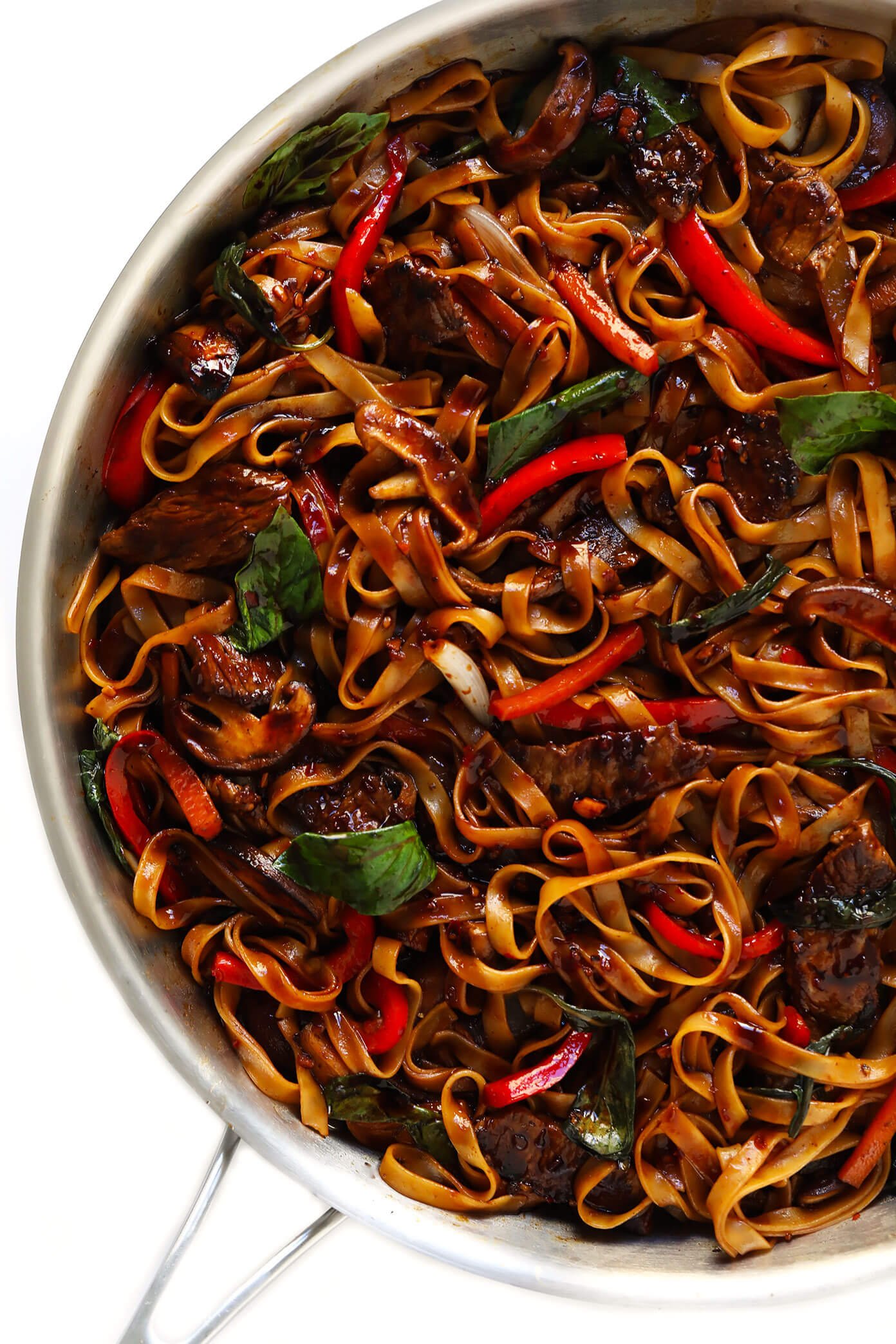 Thai Basil Beef Noodle Stir-Fry | Gimme Some Oven