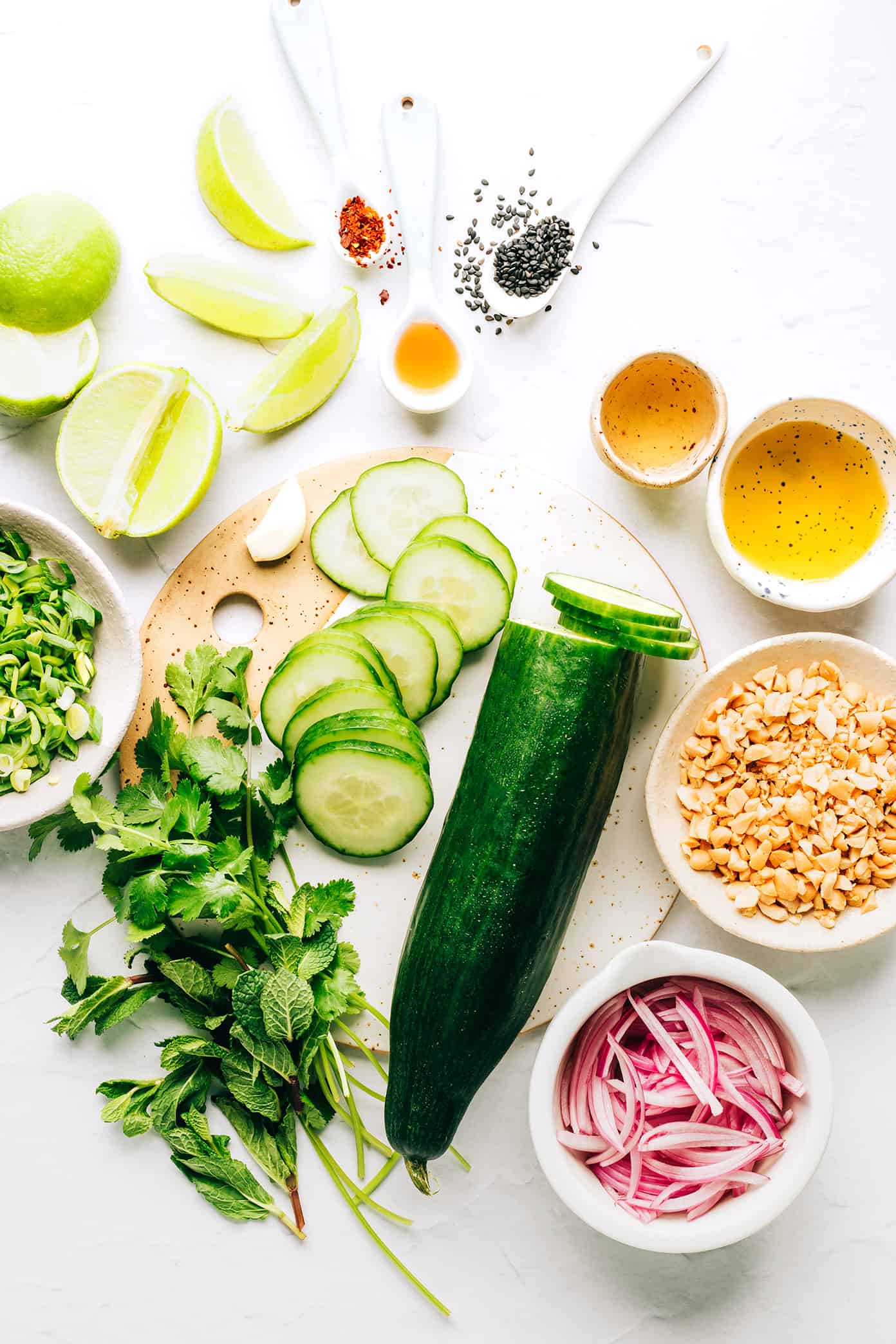 Thai Cucumber Salad Ingredients