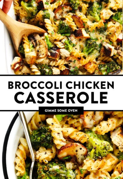 Healthier Broccoli Chicken Casserole