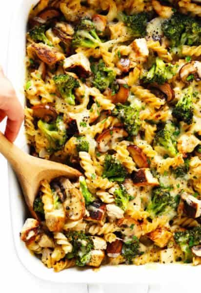 Healthier Broccoli Chicken Casserole
