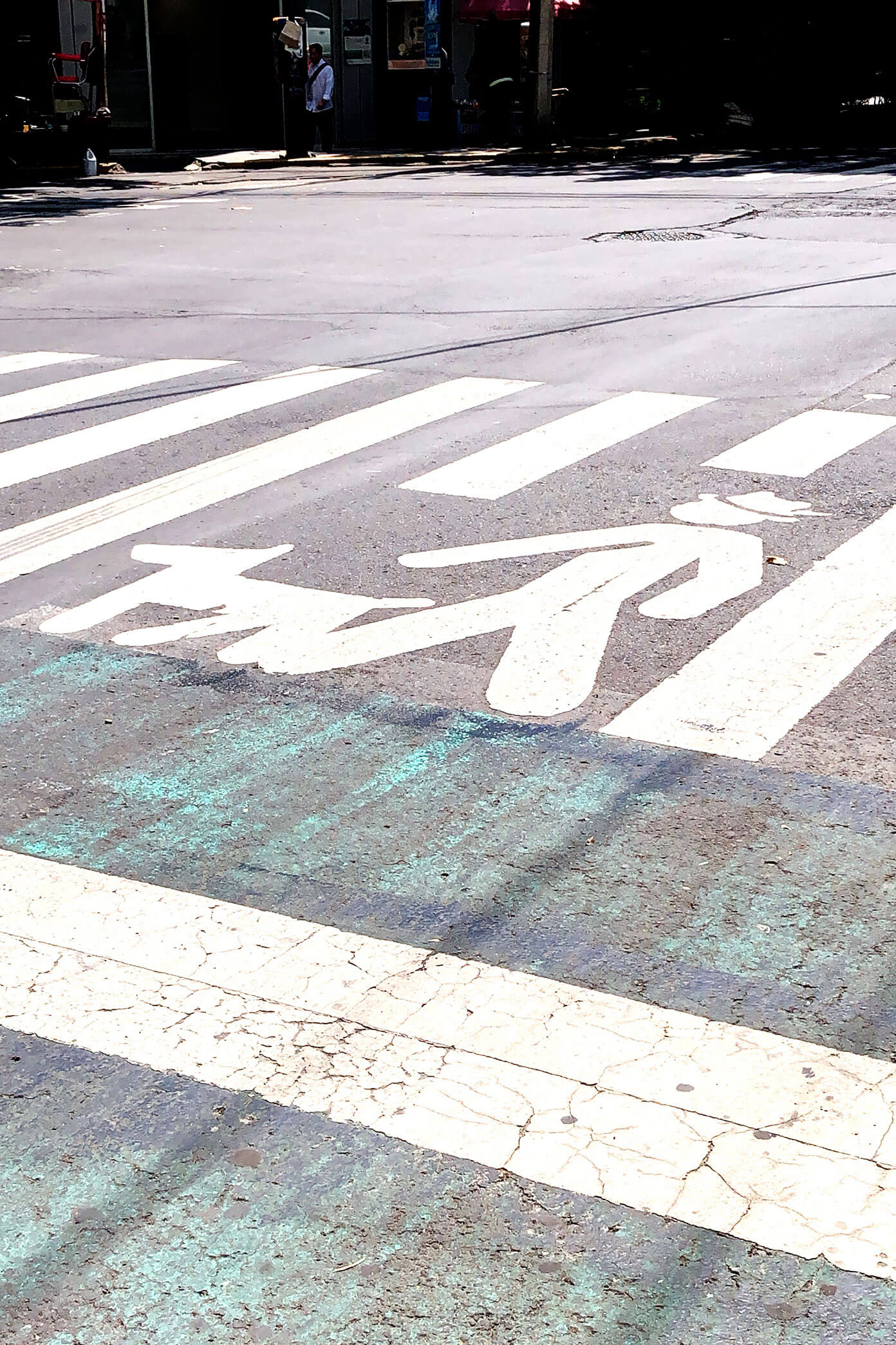 Ali's Guide To Mexico City | Where To Eat (Restaurants), Visit (What To Do), and Stay (Hotels and AirBnBs) in the delicious urban heart of Mexico | gimmesomeoven.com #travel #mexicocity #cdmx #mexico #traveltips #restaurants #food Mexico City Crosswalk with Hat and Dog