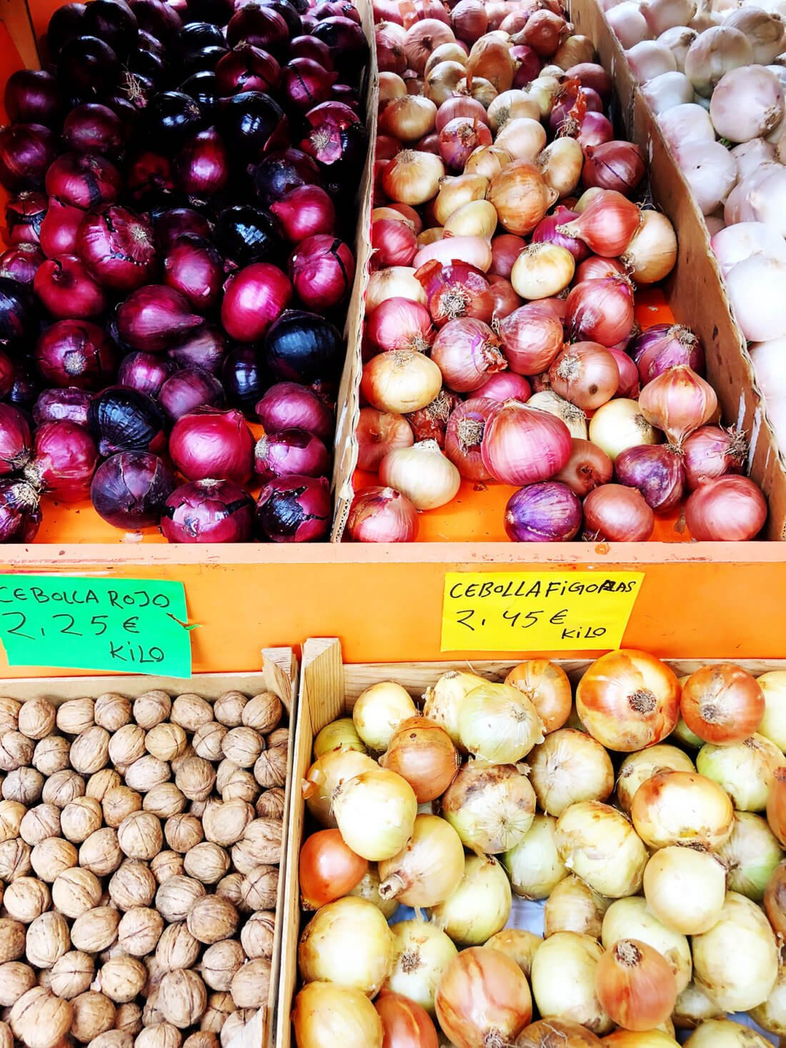 Red onions Barcelona