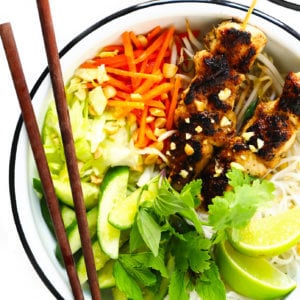 Vietnamese Chicken Noodle Bowls