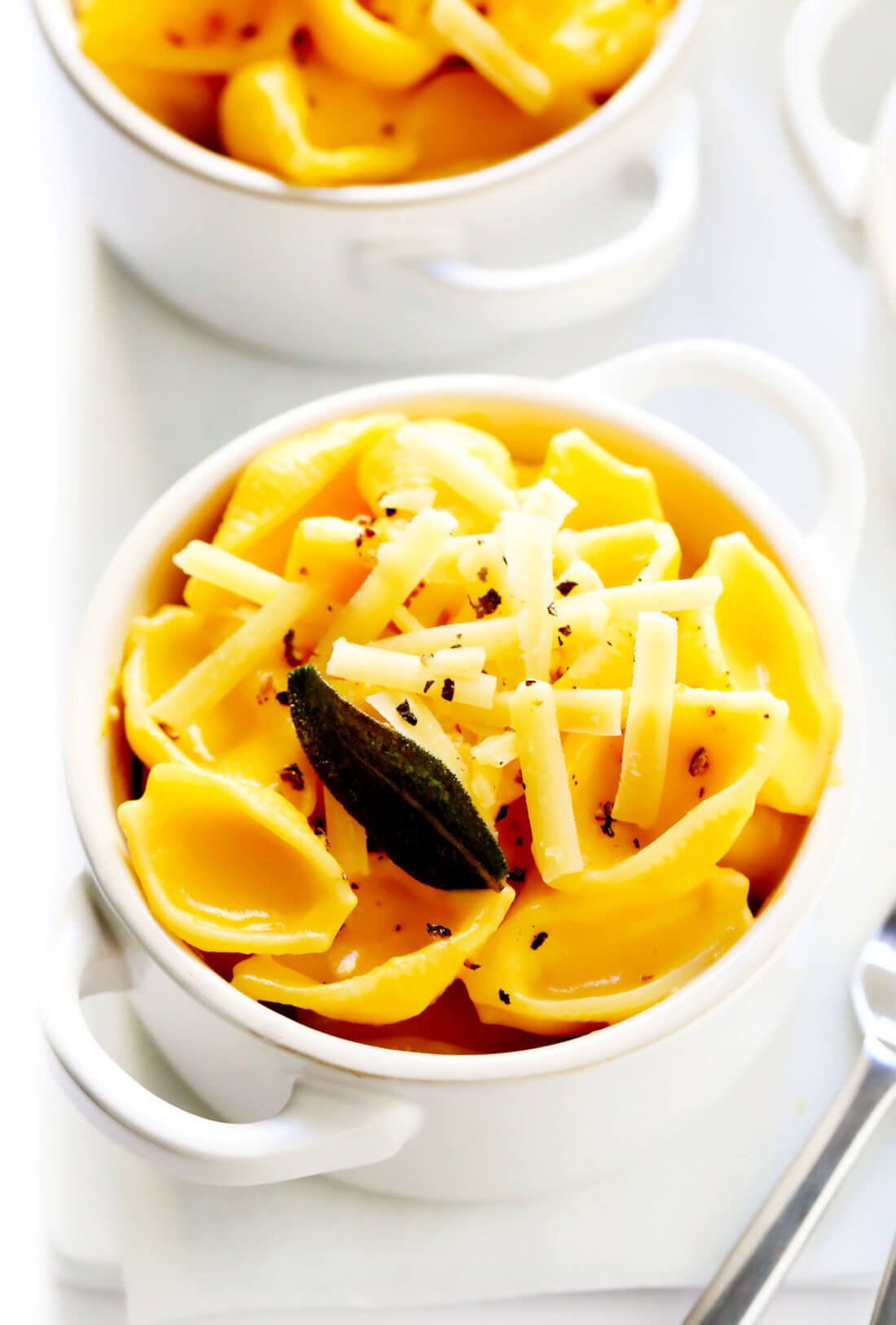 Butternut Squash Mac and Cheese with Crispy Sage