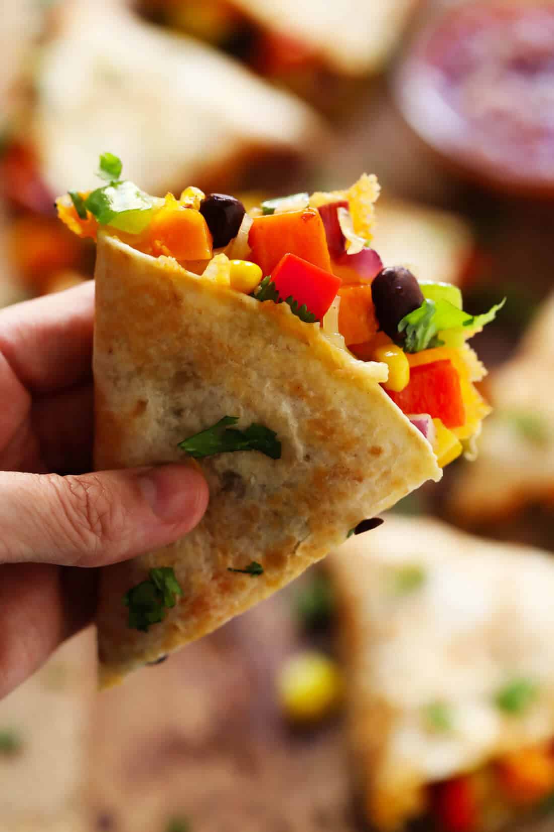 Easy Veggie Quesadillas Recipe Gimme Some Oven