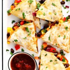 Easy Veggie Quesadillas-image
